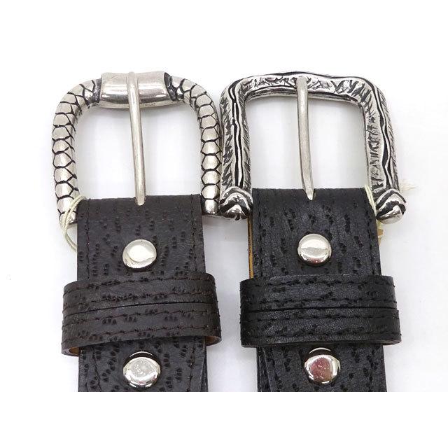 ☆オリジナル 日本製 珍品 ペッカリー ベルト(40mm幅) 【ブラック