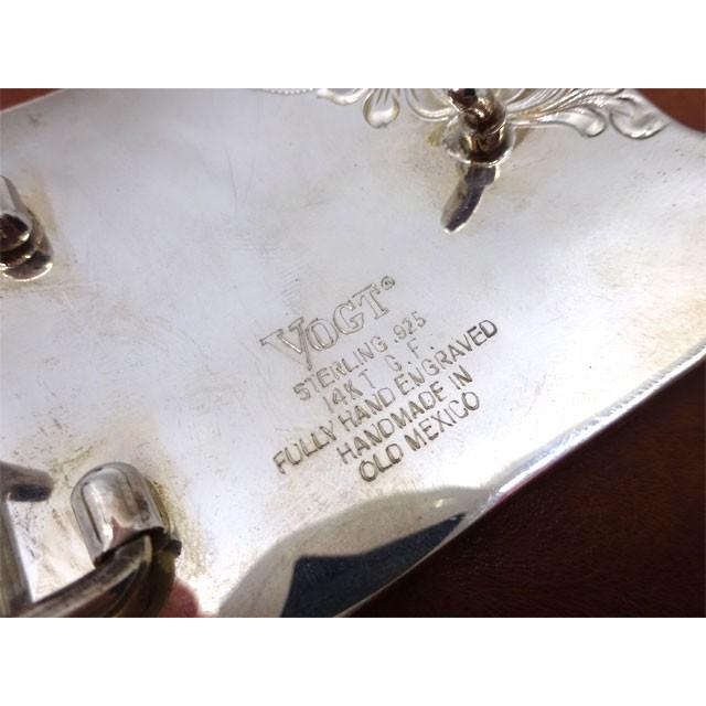 ★VOGT Silversmith★ ハンドメイド ロングホーン 【THE ROUNDUP】 トロフィー シルバー バックル メンズ