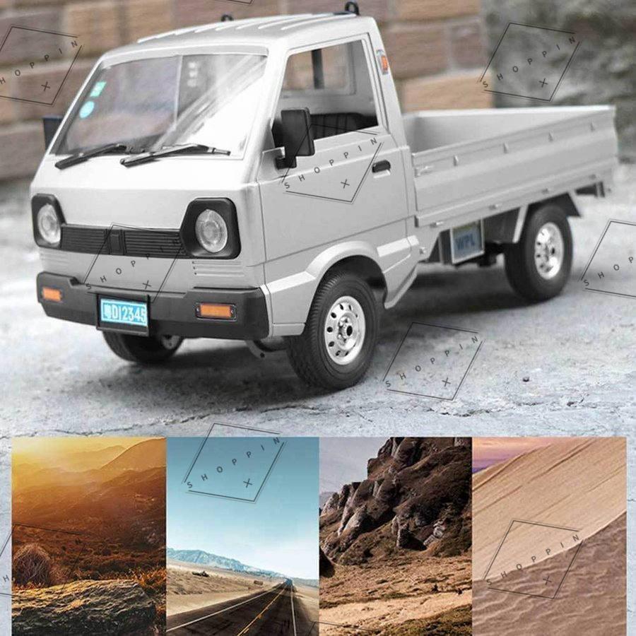 お買い得！ ラジコンカー オフロード 子供 車 おもちゃ 軽トラ ラジコン 操作時間60分 1/10スケール RCカー 改造やカスタム可能 キャリートラック 【1598592675】(9129円)