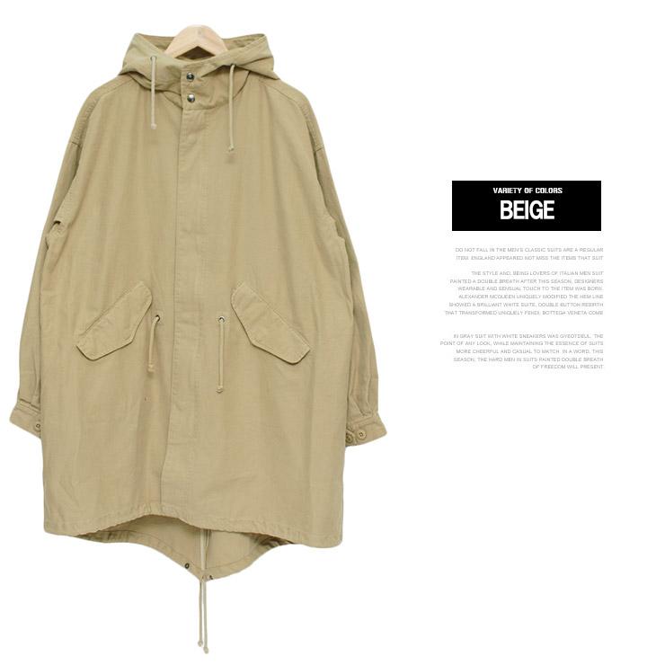 送料無料】モッズコート メンズ ミリタリー コットン M-51 ロング