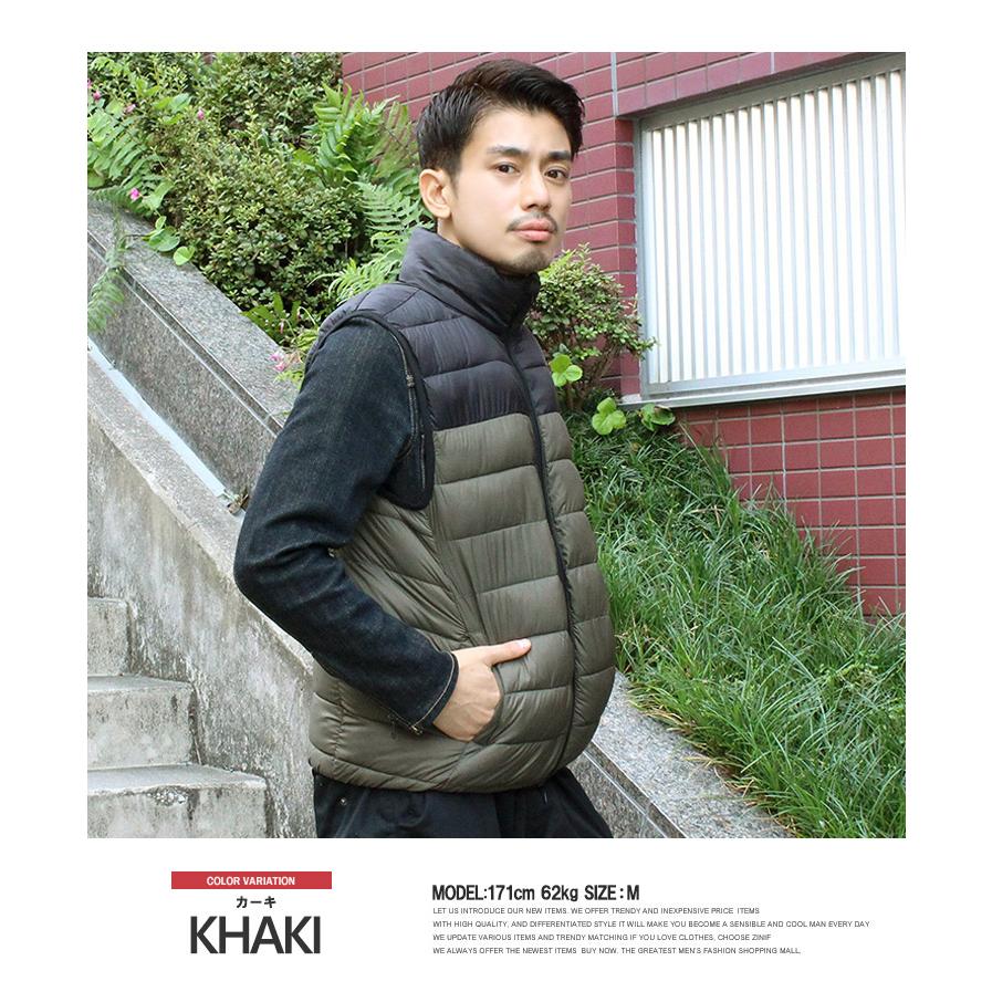 お値下げ！　  カーキ色ダウンベスト Mサイズ ダウンベストMサイズカーキ