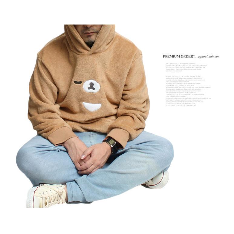 Rilakkuma(リラックマ) パーカー メンズ 大きいサイズ プルオーバー