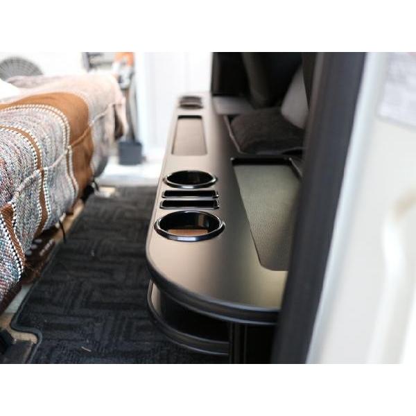 200系ハイエースS・GLナロー用 リアカウンターテーブル 溝付き  