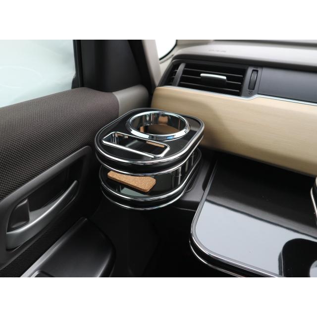 フリード フロントテーブル Sライン ブラックウッド BKxフルメッキ