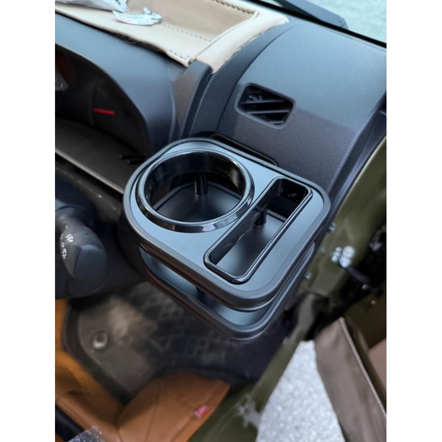 22色展開！ S500ハイゼットトラック後期（21/12〜）純正ドリンク用カップホルダー 携帯大仕様　運転席側 | One Creation