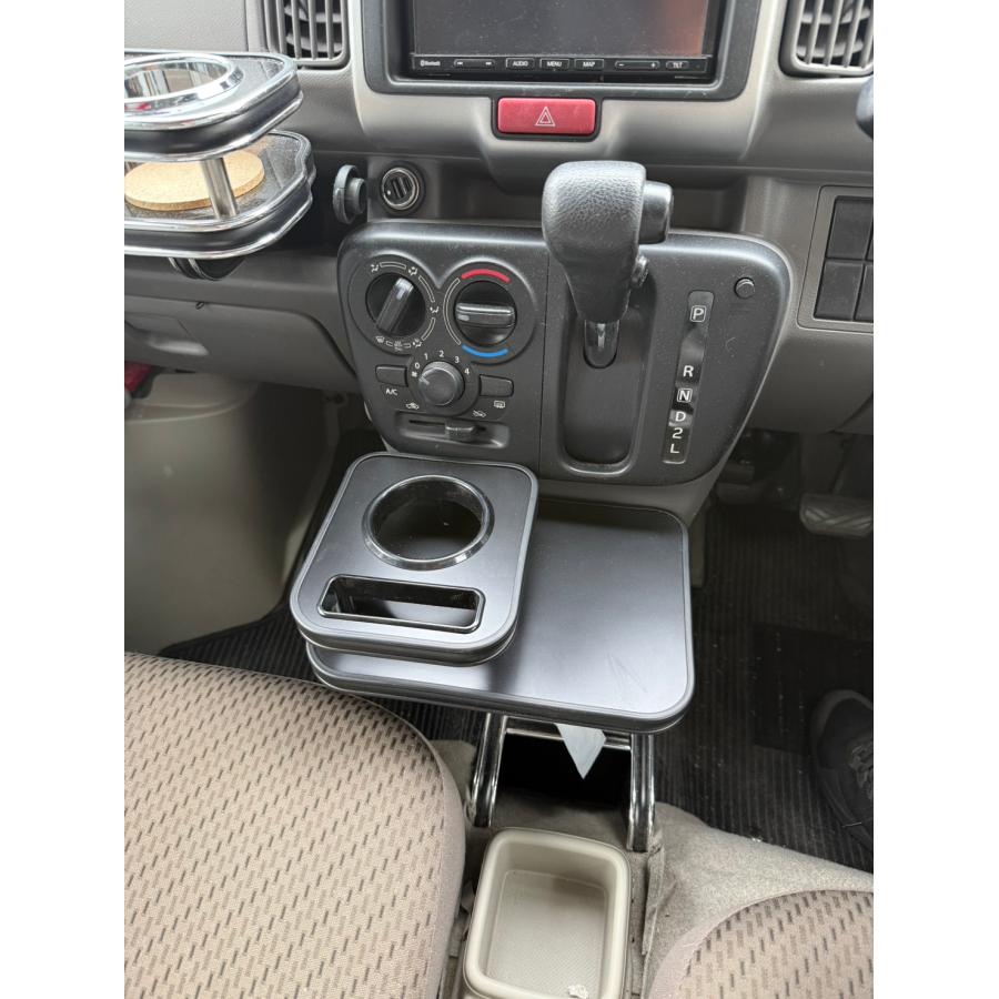 DA17エブリイ(15/2〜)　フロントカップホルダーシフト横　大型スマホ対応型　オールブラック仕様　バン、ワゴン対応 | One Creation | 04