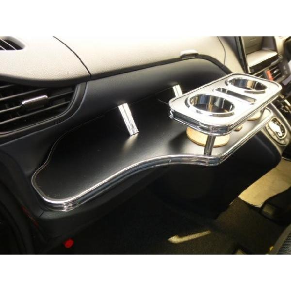 One Creation 80系ノア、ヴォクシー フロントテーブル レザーブラック