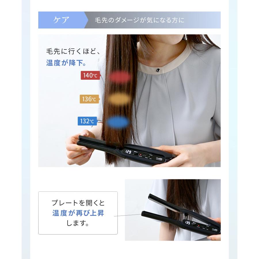Onedam ヘアアイロン ワンダム 一般用 ストレート カール 水蒸気爆発