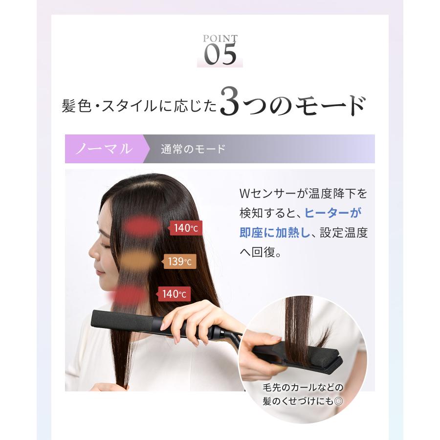 Onedam ヘアアイロン ワンダム 一般用 ストレート カール 水蒸気爆発