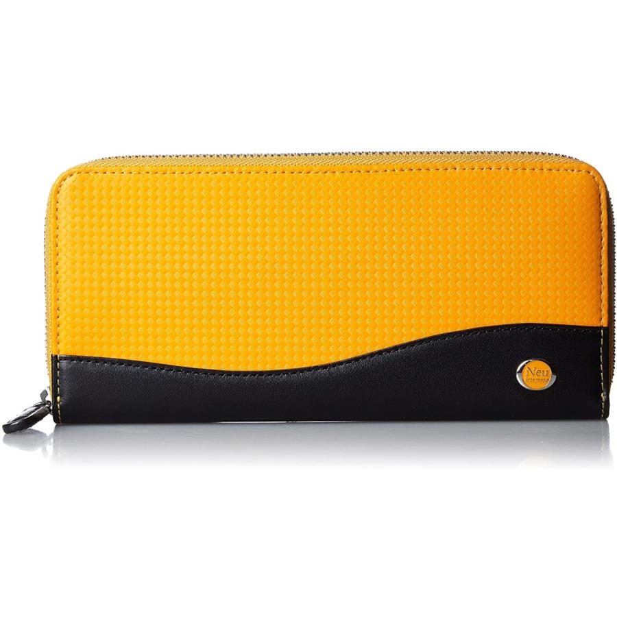 ノイインテレッセ ファルベギャルソンハニーセル長財布 ファルベ メンズファッション メンズ Onedashヤフー店の ノイインテレッセ Onedashヤフー店 財布 イエロー 返品 交換対象商品 の