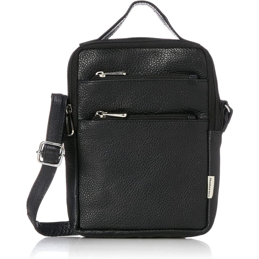 アブソリュート ゼロ 本革ショルダーバッグl 縦型 ゼロ Absolute Zero メンズショルダーバッグ 縦型 クロ 旅行用品 小さめ カジュアルスーツケース Onedashヤフー店 半額sale