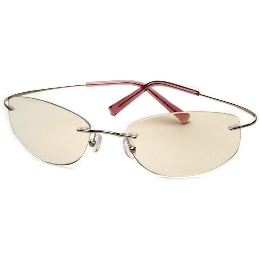 爆安プライス 紫外線 青色光線カット 薄い色 オールタイムサングラス ハイドチタン Female クリア Movin Hyde Titan F 最新情報 Amitava Creazeal Com