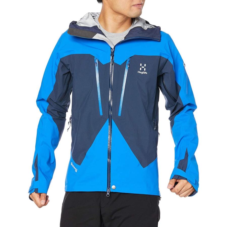 新版 ホグロフス ゴアテックス マウンテンパーカ Blue Blue Storm Tarn メンズ Men Jacket Spitz スピッツジャケット コート アウター