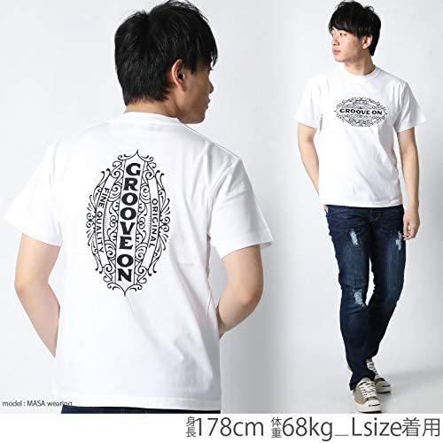 (グルーブオン)GROOVEON Tシャツ メンズ おおきいサイズ 半袖 ブランド gost4611 (XXL, ホワイト)｜onedash-store｜06