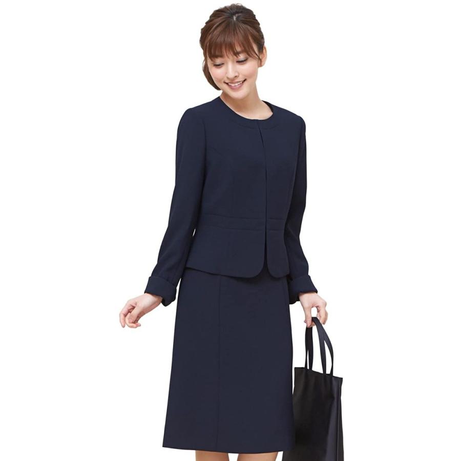 希少 B Gallery 濃紺スーツ ママ お受験スーツ お受験アンサンブル フォ レディース 洗える ウォッシャブル 半袖ワンピース ノーカラージャケット その他財布 帽子 ファッション小物 Zambia The Report Com