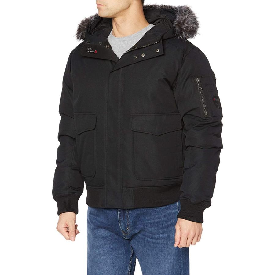 大人気新作 パジャール ダウンジャケット ルーカス メンズ ブラック シルバー L ジャケット castillogomez Com