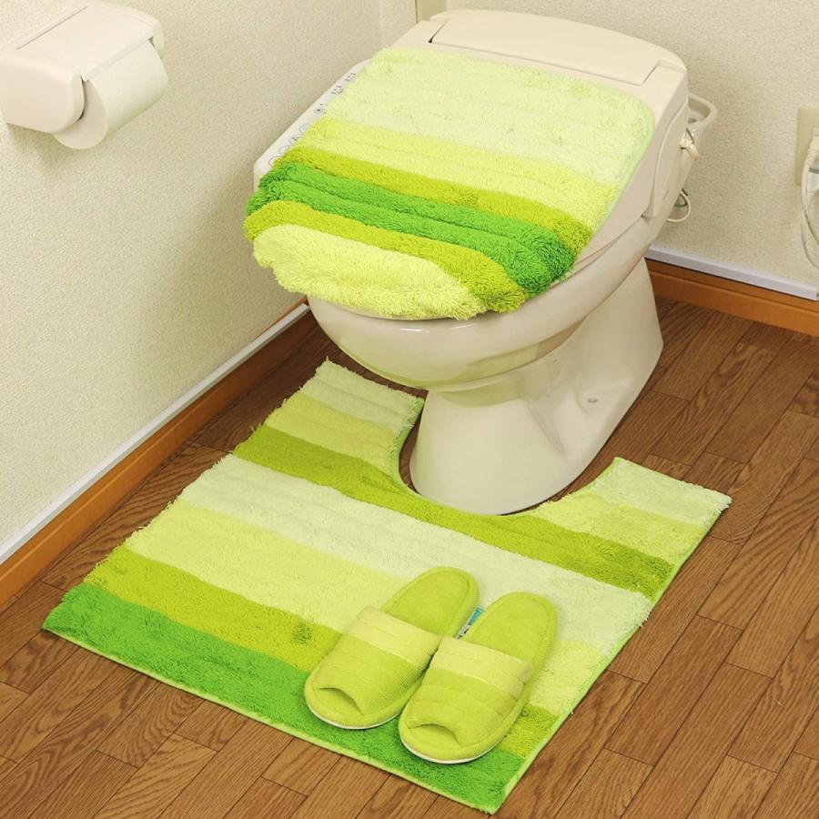 超安い トイレマット ３点セット フレッシュデオ グリーン ドレニモ型 風水 高級ブランド 滑り止め 消臭 おしゃれ 北欧 スリッパ 3点 セット トイレ用マット カバーセット Icpit Org