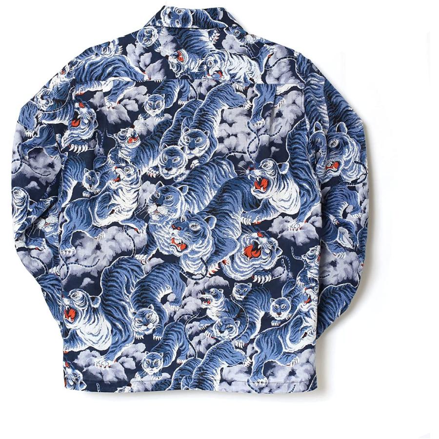 高級素材使用ブランド 2 Hyaku Tora Sleeve 長袖 Long アロハシャツ フラケイキ Keiki Hula ヒャク虎２ Hk l Nav Tシャツ カットソー Www Sulbiotec Com Br
