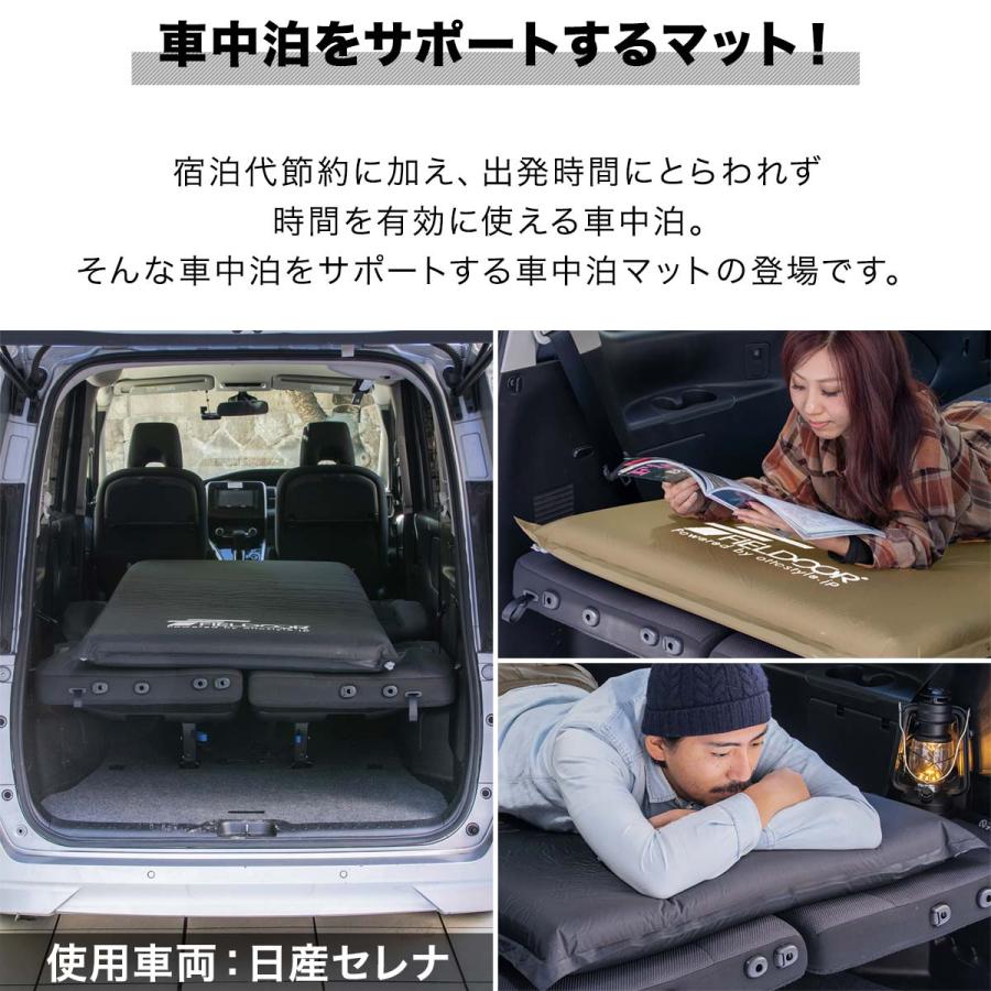 FIELDOOR 1年保証 車中泊マット キャンプマット 厚さ 10cm M FIELDOOR 1年保証 車中泊マット キャンプマット 厚さ 10cm M
