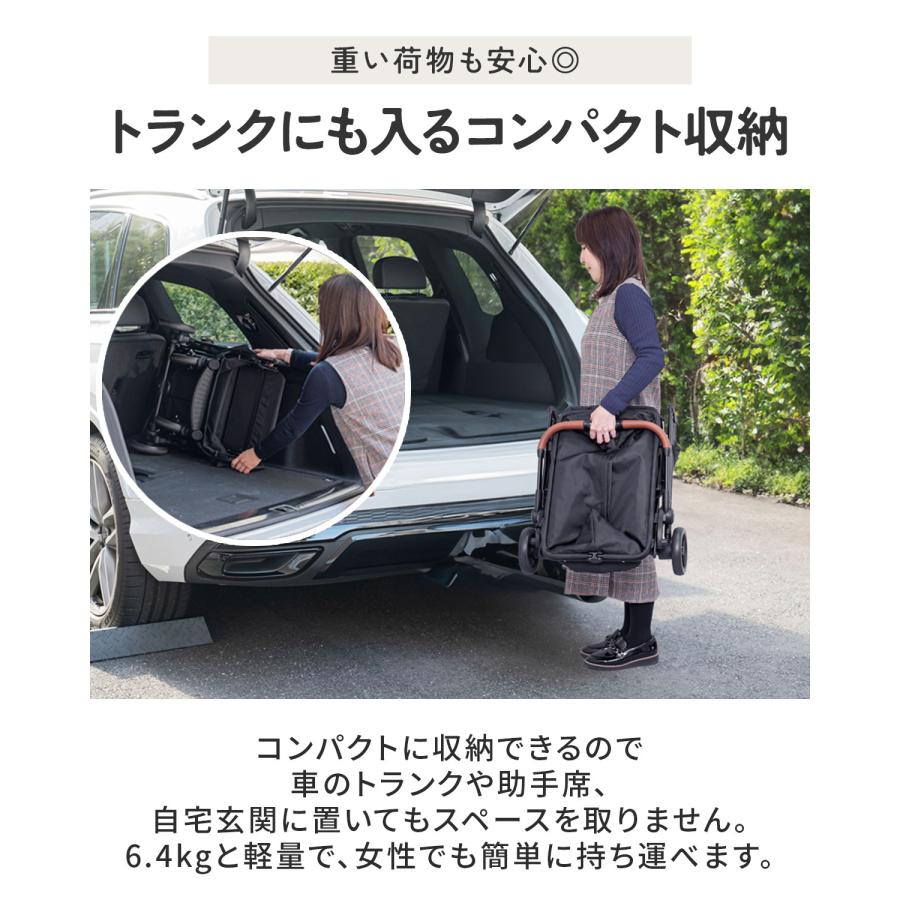 1年保証 キャリーカート ショッピングカート 保冷バッグ付き