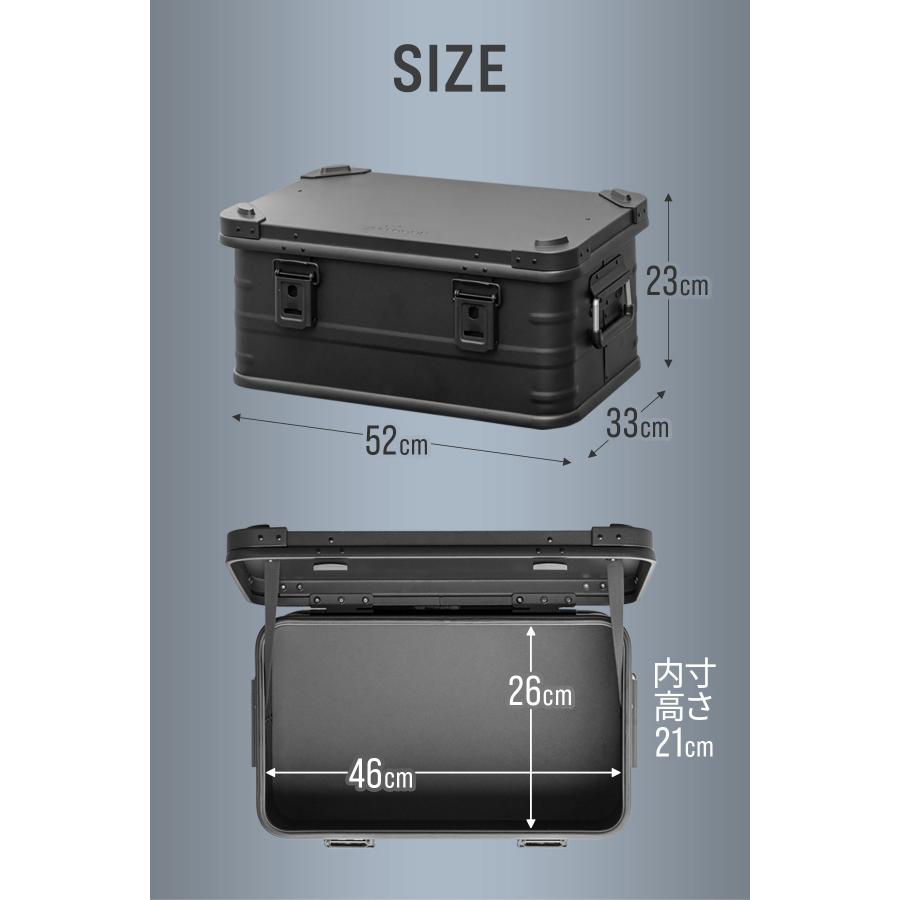 IGTスタンダードフレーム収納ケース ブラック　アルミコンテナ IGTスタンダードフレーム収納ケース ブラックアルミコンテナ