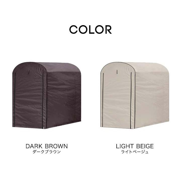 1年前に購入しましたが乗ったのは3ヶ月くらいです屋根つきの場所で保管してました FIELDOOR 1年保証 自転車置き場 家庭用 1台〜2台 高耐候性カバー