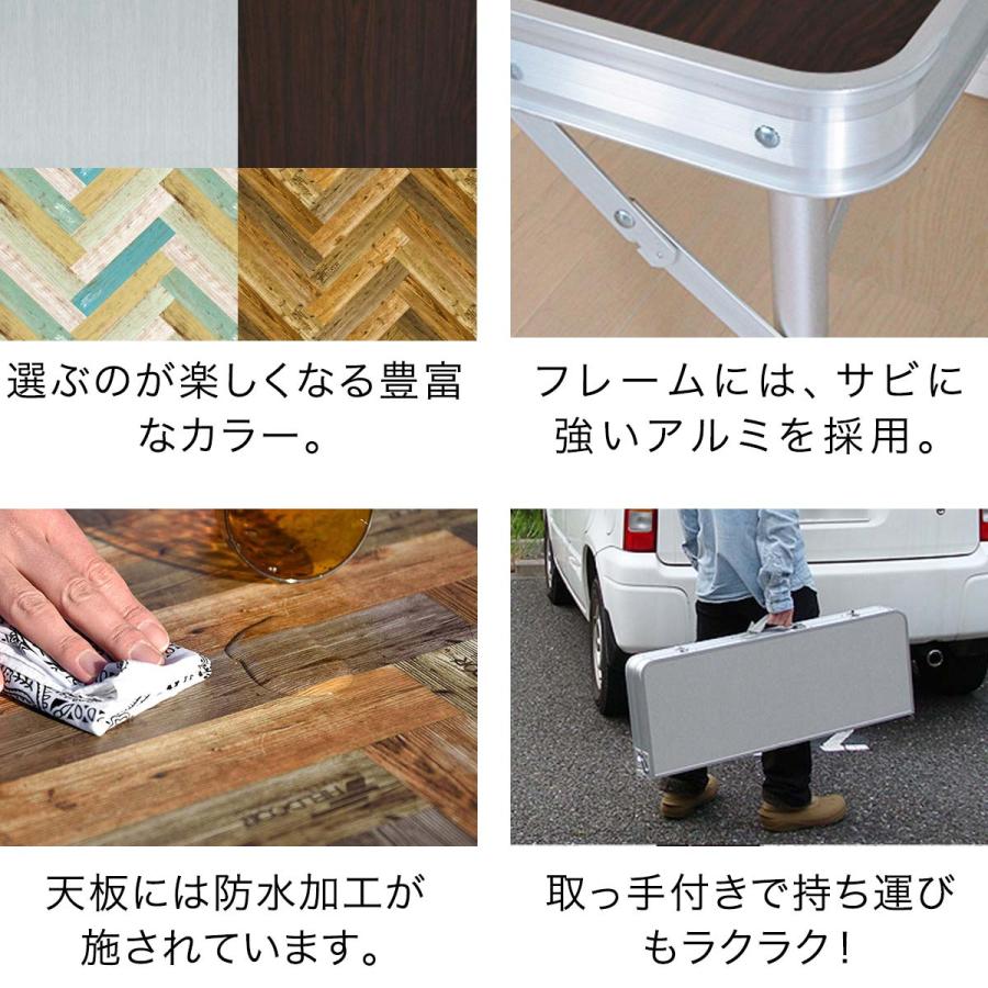 1年保証 アウトドアテーブル 折りたたみ ベンチ 2脚 セット 幅 90cm アルミ 軽量 レジャーテーブル アウトドア テーブル セット イス チェア ベンチ 送料無料 | FIELDOOR | 09