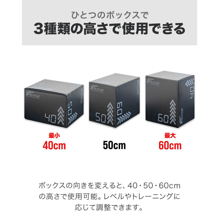 FIELDOOR（フィールドア） 1年保証 プライオボックス 昇降台 40cm×50cm
