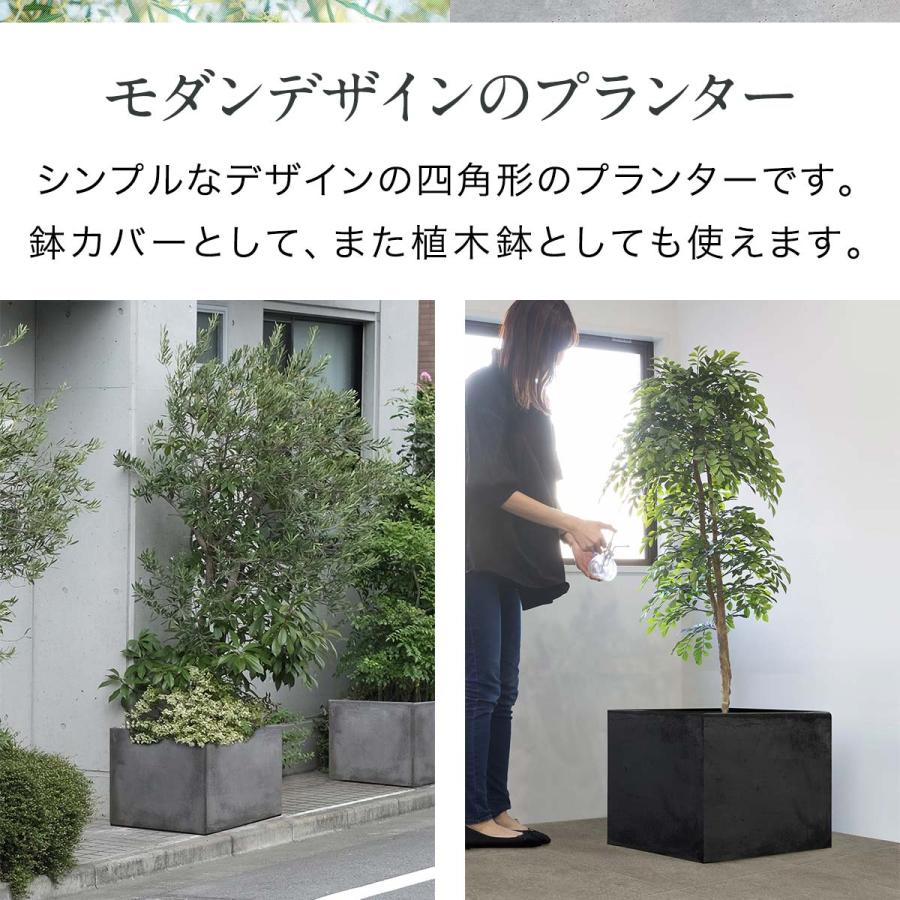 1年保証 プランター 大型 50×50cm 高さ40cm スクエア 正方形 1年保証 プランター 大型 50×50cm 高さ40cm スクエア 正方形