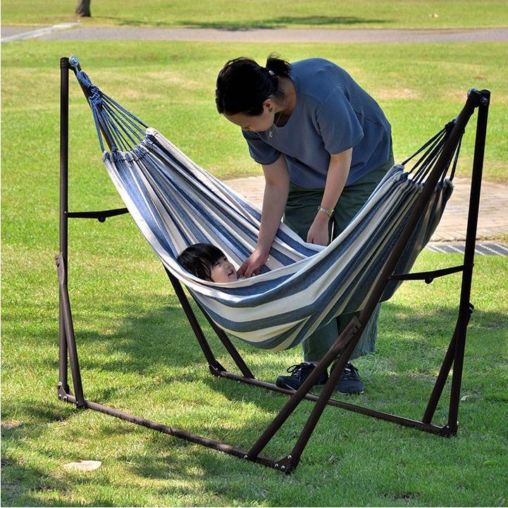 ハンモック 自立式 室内 屋内 折りたたみ キャンプ アウトドア レジャー MRG JAPAN ハンモック 自立式 室内 屋内 折りたたみ キャンプ