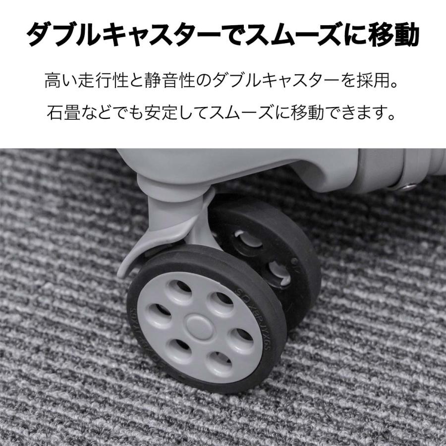 FIELDOOR（フィールドア） 1年保証 スーツケース Mサイズ 61L 中型