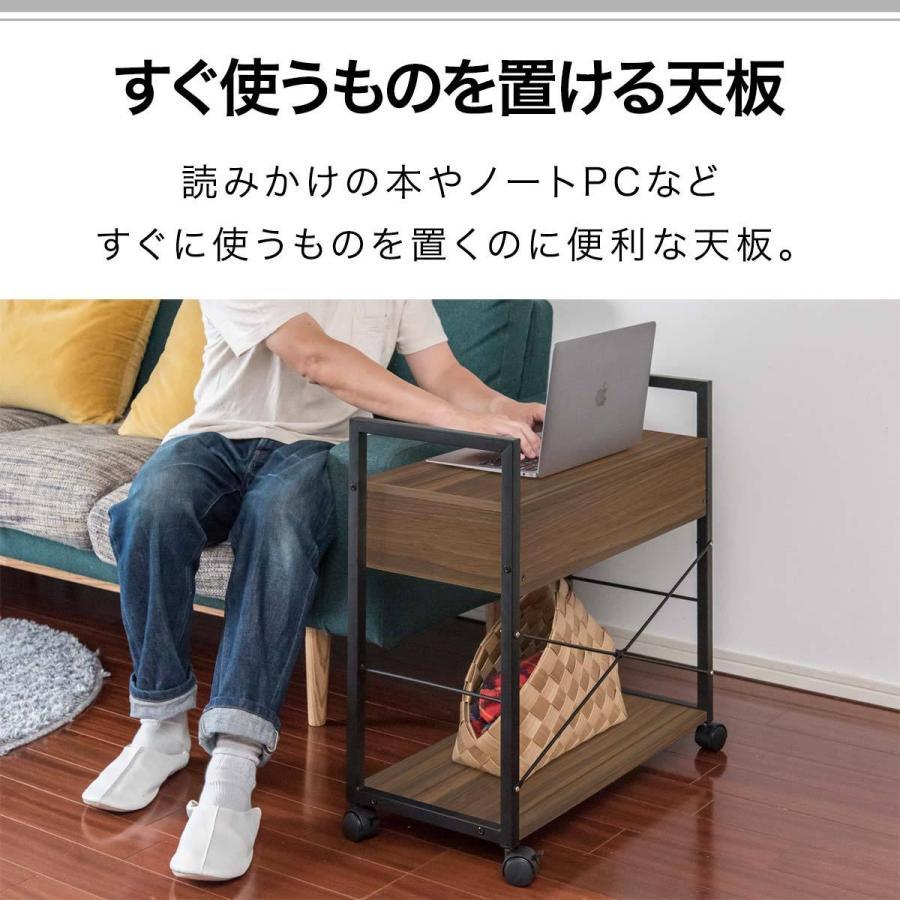 1年保証 サイドワゴン 引き出し・キャスター付き 幅60cm×30cm 袖 1年保証 サイドワゴン 引き出し・キャスター付き 幅60cm×30cm 袖