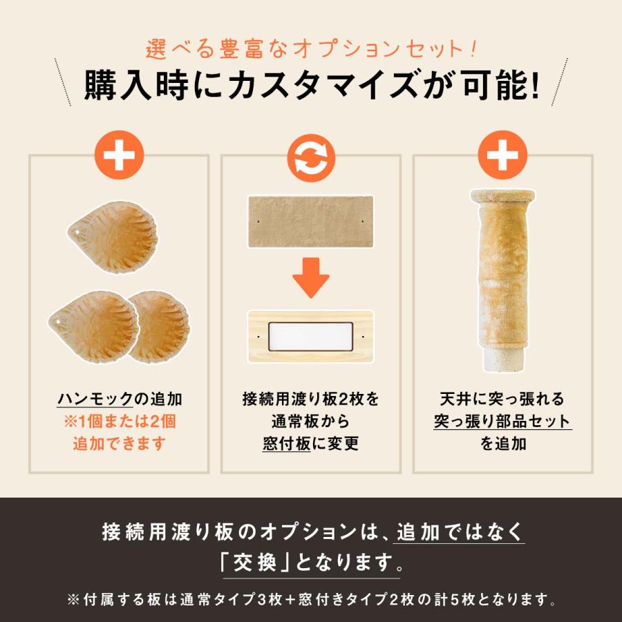 1年保証 キャットツリー 据え置き 高さ 190cm 幅 94cm 猫タワー 爪とぎ シニア 運動不足 猫ちゃん PARTHENON190 組み立て 設置 簡単 部屋 送料無料の画像