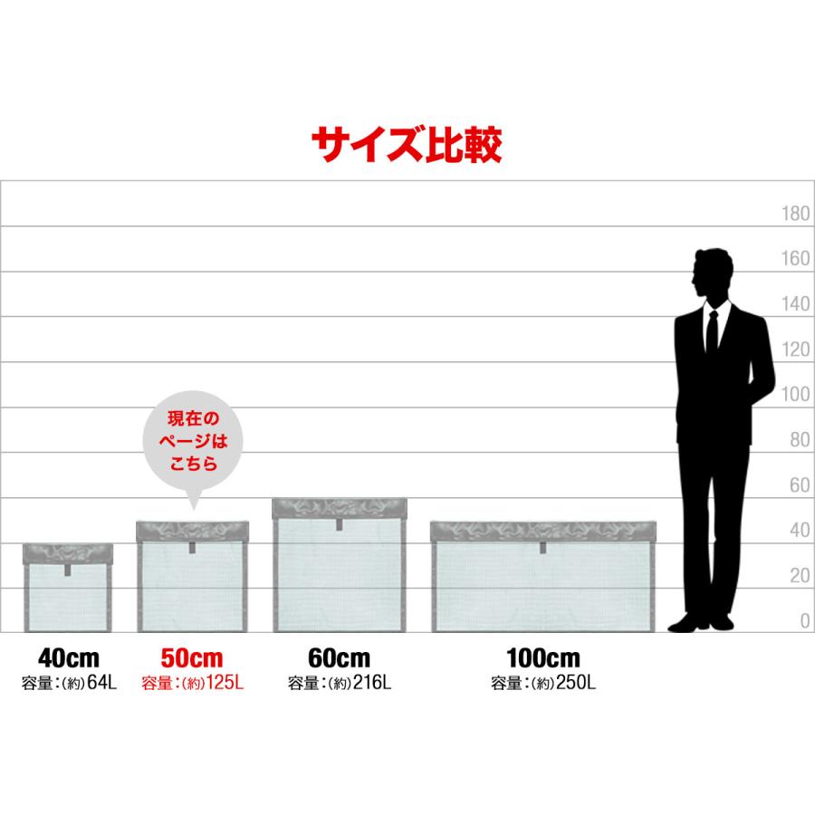 1年保証 ゴミネット ゴミステーション 折りたたみ 幅50cm/125L 1年保証 ゴミネット ゴミステーション 折りたたみ 幅50cm/125L