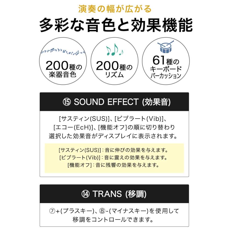RiZKiZ 1年保証 電子キーボード 61鍵盤 電子ピアノ初心者 RiZKiZ 1年保証 電子キーボード 61鍵盤 電子ピアノ初心者
