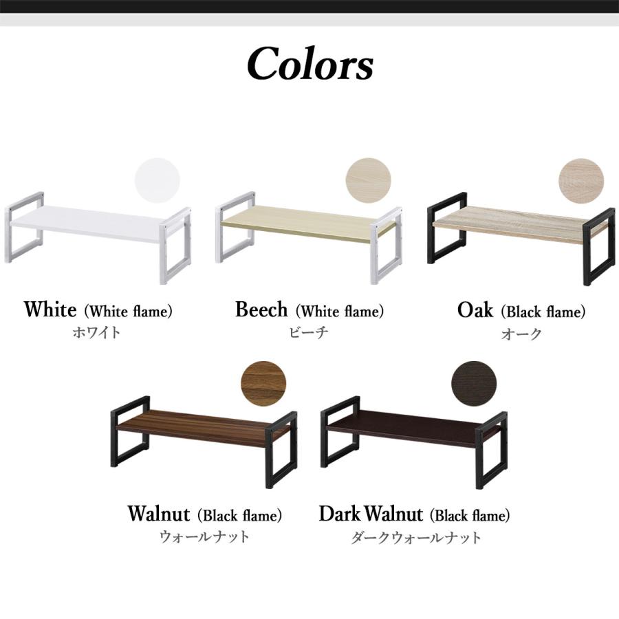 ディスプレイスタンド高さ58㎝長さ40㎝と高さ78㎝長さ40㎝展示台2点セット 1年保証 モニター台 机上台 幅60cm 2段 モニタースタンド 奥行25cm x