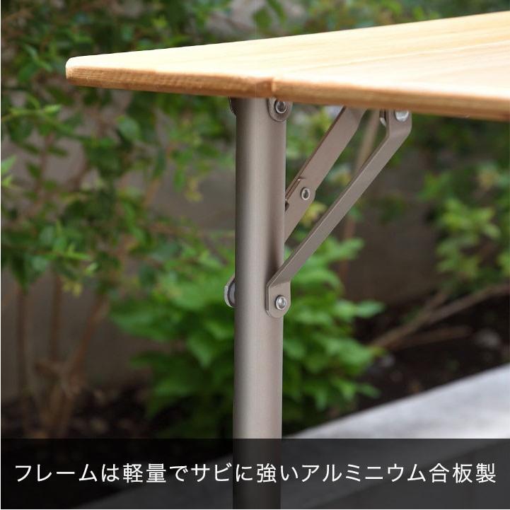 FIELDOOR（フィールドア） 1年保証 テーブル 折りたたみ 幅100cm 無