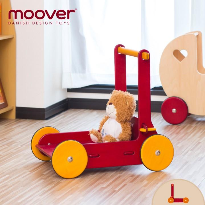 1年保証 手押し車 木製 おもちゃ カート 歩行練習 赤ちゃん Moover