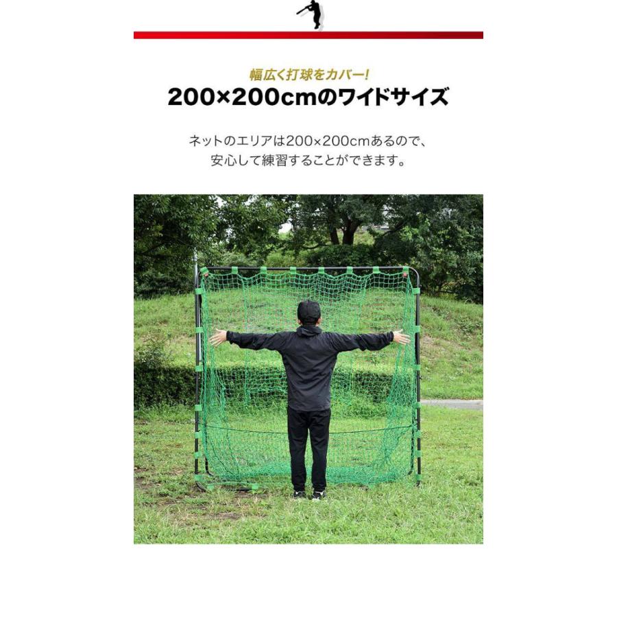 1年保証 野球 硬式 軟式 練習 ネット バッティングネット 大型 2m 200