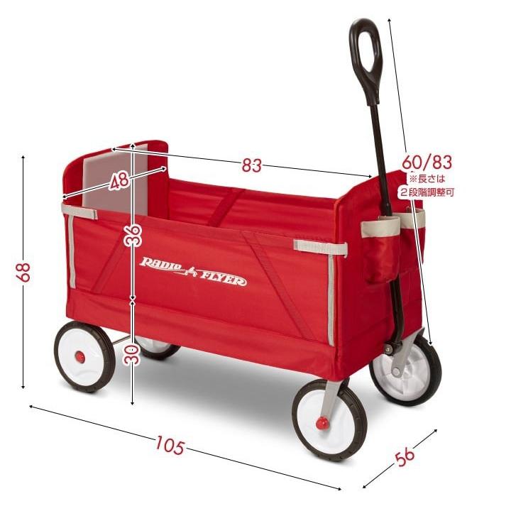 RADIO FLYER ラジオフライヤー　屋根付き新品同様　室内保管　野外未使用 楽天市場】ワゴン（ブランドラジオフライヤー）（キッズ・ベビー