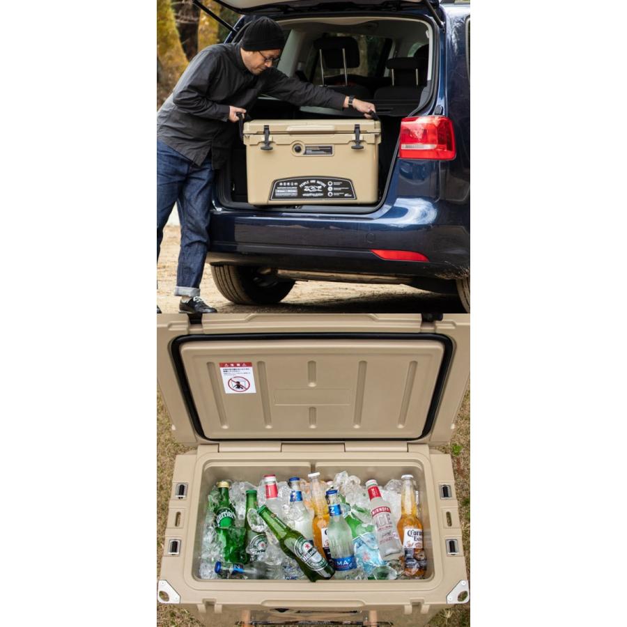 1年保証 クーラーボックス 大型 42.5L 45QT クーラーバッグ ハードクーラーボックス 大容量 クーラーBOX プロ仕様 釣り キャンプ バーベキュー 運動会 送料無料 | FIELDOOR | 13