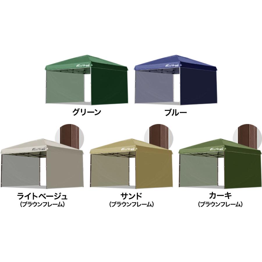 FIELDOOR（フィールドア） タープテント 1年保証 3m ワンタッチ