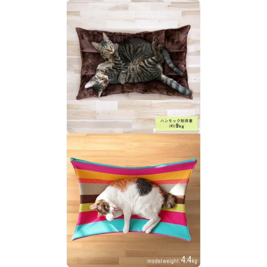 1年保証 猫用ベッド ハンモック Lサイズ 64cm 耐荷重9kg キャット