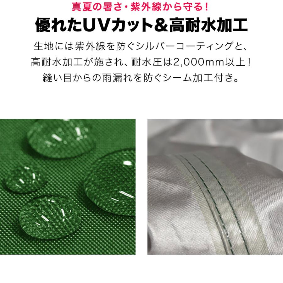 1年保証 ポータブルタープテント サイドシート2枚付き 横幕セット 1.5m×1.5m 軽量 アルミ 150cm コンパクト 収納 小型 持ち運び 簡単 設営 タープ 送料無料｜onedollar8｜05