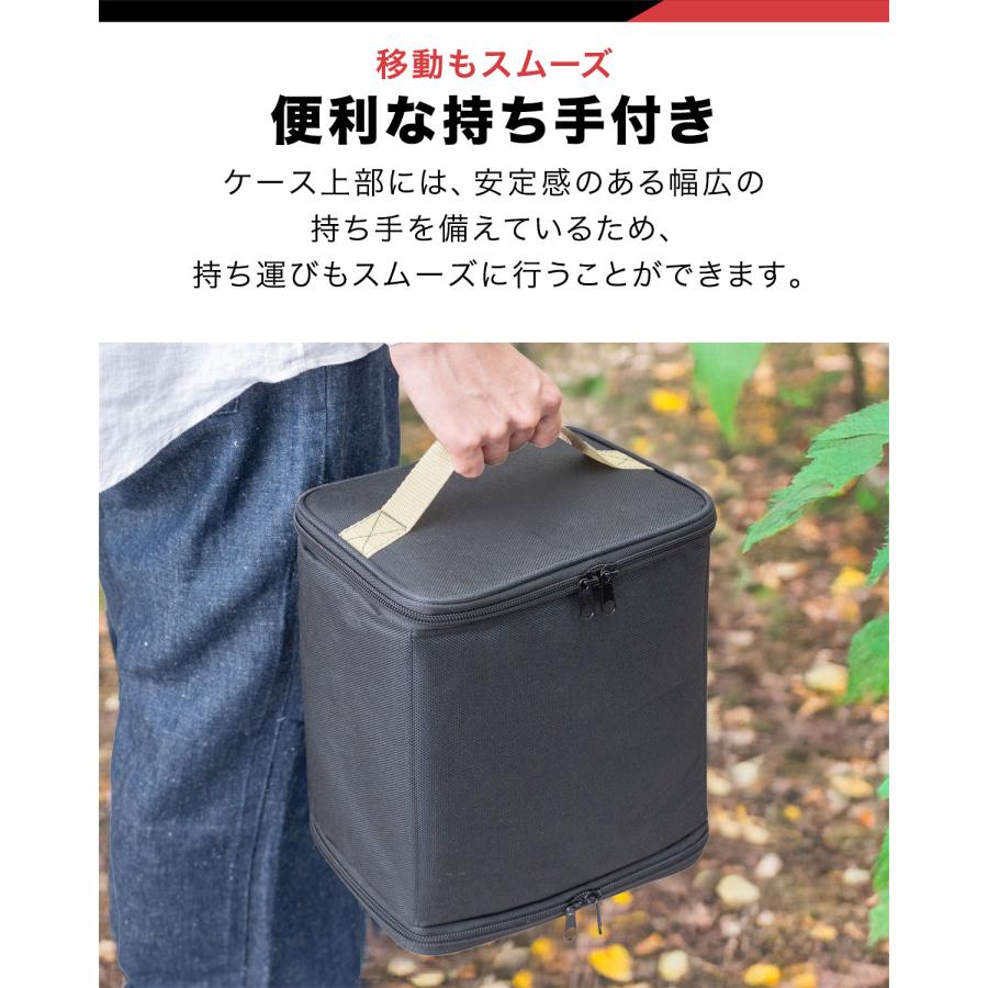 1年保証 ストーブファン用 収納ケース 収納バッグ 保管用 クッション 