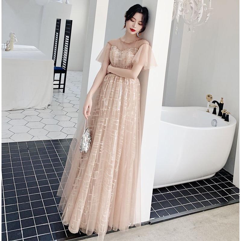 最終値下げ ドレス ロング ロングドレス 披露宴 演奏会 誕生日パーティードレス 二次会 結婚式ドレス 大きいサイズ 2次回 半袖 無地 シャンパー色 Yd19lf072 Dresstime 通販 Yahoo ショッピング 60 Off Www Sterlixambiental Com Br