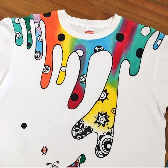 売れ筋商品|||Tシャツ「ゲイブ」ハンドドローイングで制作！いつもと違う自分になれる☆【 レターパックライトなら送料430円 】【受注制作】