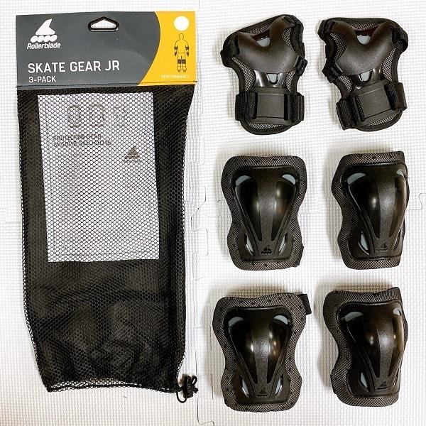 ROLLERBLADE ローラーブレード 防具 手首 肘 ヒザ 3点セット ジュニア 子供用プロテクター SKATE GEAR 3PACK