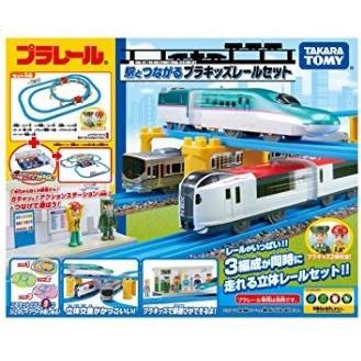 送料無料 新品 プラレール 駅とつながるプラキッズレールセット｜onefordream21