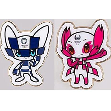 全店販売中 東京 オリンピック パラリンピック マスコット ピンズ ピンバッジ 2種セット ミライトワ ソメイティ 公式
